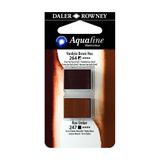 Daler Rowney Aquafine H/P Blister Set 20 Sanatçi Tipi Tablet Suluboya, Vandyke Brown Hue/Raw Umber