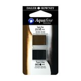 Daler Rowney Aquafine H/P Blister Set 21 Sanatçi Tipi Tablet Suluboya, Sepia Hue/Paynes Grey