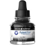 Daler Rowney Aquafine Ink 29.5 ml Ivory Black 34 Sulu Boya Mürekkebi