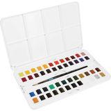 Daler Rowney Aquafine Studio Set Tablet 48 Renk Sulu Boya Seti Parça Sayısı 48