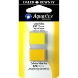 Daler Rowney Aquafine Tablet Sulu Boya 2'li Blister Lemon Yellow - Cadmium Yellow