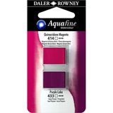 Daler Rowney Aquafine Tablet Sulu Boya 2'li Blister Quinacridone Magenta - Purple Lake