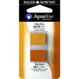 Daler Rowney Aquafine Tablet Sulu Boya 2'li Blister Yellow Ochre - Raw Sienna