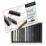 Daler Rowney Artists Hard 12'li Gri Tonlar Pastel Boya Seti