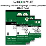 Daler Rowney Fine Grain-Heavyweight Eco Paper 200 gr 30 Yaprak Çizim Defteri