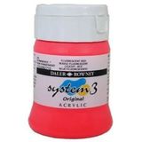 Daler Rowney Fluorescent Red 544 500 ml System 3 Akrilik Boya