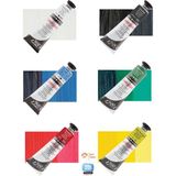 Daler Rowney Georgian Profesyonel 6X38ML Ana Renkler Yağlı Boya Seti Yeni Paket