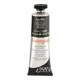 Daler Rowney Georgıan Yağlı Boya 034 Ivory Black 38 ml Sanatsal Malzeme Yüksek Pigmentli