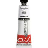 Daler Rowney Graduate 38 ml-009 Titanium White Yağlı Boya Opak Renk Seçeneği ile Yüksek Kalite