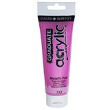 Daler Rowney Graduate Akrilik Boya 120Ml Metallic Pink