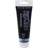Daler Rowney Graduate Siyah Akrilik Boya 120 ml 026