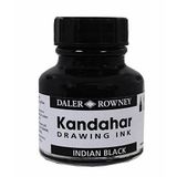 Daler Rowney Kandahar Ink Siyah Çini Mürekkebi 28 ml.