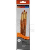 Daler Rowney Kod 400 Simply Gold Taklon Synthetic 4'lü Fırça Seti