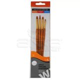 Daler Rowney Kod 403 Simply Gold Taklon Synthetic 4'lü Fırça Seti