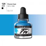Daler Rowney Procces Cyan 120 Fw Acrylic Artist Ink 29.5 ml Cam Şişe