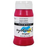 Daler Rowney Process Magenta 412 500 ml System 3 Akrilik Boya