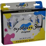 Daler Rowney Process Set 5x75 ml System 3 Akrilik Boya