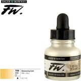 Daler Rowney Shimmering Gold 709 29.5 ML FW Ink Likit Akrilik Mürekkep