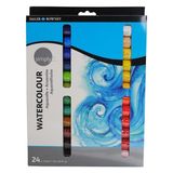 Daler Rowney Simply 24 Renkli Sulu Boya Seti 12ml Su Bazlı Özellikli Sanatsal Malzeme