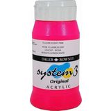 Daler Rowney System3 500 ml Fluorescent Pink 538 Akrilik Boya