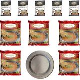 Dalgaç Hazır Künefe Paketi - 5 Adet Peynirli Künefe * 130 gr + 5 Adet Şerbet 75 ml + 1 Adet Künefe Tabağı - 1 Paket