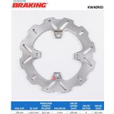 Dalgalı Arka Fren Diski Kawasakı Zzr Brembo Calıper 1400Cc Arka 2016-2021