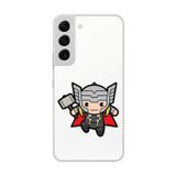 Dali Design Galaxy S22+ Uyumlu Şeffaf Kılıf Chibi Thor 5 Tasarımlı