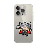 Dali Design İphone 11 Pro Max Uyumlu Şeffaf Kılıf Chibi Thor 5 Tasarımlı