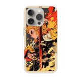 Dali Design İphone 11 Pro Uyumlu Şeffaf Kılıf Demon Slayer Tasarımlı 3