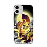 Dali Design İphone 12 Mini Uyumlu Şeffaf Kılıf Demon Slayer Tasarımlı 2