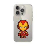 Dali Design İphone 12 Pro Max Uyumlu Şeffaf Kılıf Chibi Iron-Man 2 Tasarımlı