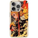 Dali Design İphone 12 Pro Max Uyumlu Şeffaf Kılıf Demon Slayer Tasarımlı 3