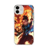 Dali Design İphone 12 Uyumlu Şeffaf Kılıf Demon Slayer Tasarımlı 1
