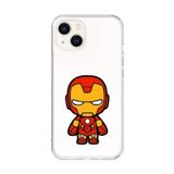 Dali Design İphone 14 Plus Uyumlu Şeffaf Kılıf Chibi Iron-Man 2 Tasarımlı