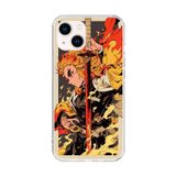 Dali Design İphone 14 Plus Uyumlu Şeffaf Kılıf Demon Slayer Tasarımlı 3