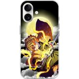 Dali Design İphone 16 Uyumlu Şeffaf Kılıf Demon Slayer Tasarımlı 2