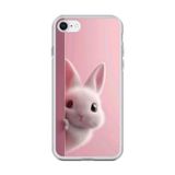 Dali Design İphone 6 Uyumlu Şeffaf Kılıf 5 Peluş Tavşan Tasarımlı