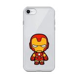 Dali Design İphone 6 Uyumlu Şeffaf Kılıf Chibi Iron-Man 2 Tasarımlı
