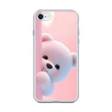 Dali Design İphone 6S Plus Uyumlu Şeffaf Kılıf 1 Peluş Ayıcık Tasarımlı