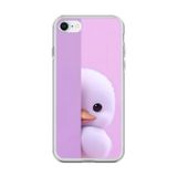 Dali Design İphone 6S Plus Uyumlu Şeffaf Kılıf 3 Peluş Ördek Tasarımlı