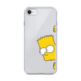 Dali Design İphone 6S Plus Uyumlu Şeffaf Kılıf Cartoon Bart Simpson 16 Tasarımlı
