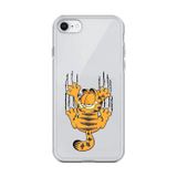 Dali Design İphone 6S Plus Uyumlu Şeffaf Kılıf Cartoon Garfield 4 Tasarımlı