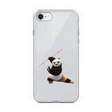 Dali Design İphone 6S Plus Uyumlu Şeffaf Kılıf Cartoon Kung Fu Po 7 Tasarımlı