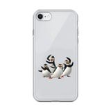 Dali Design İphone 6S Plus Uyumlu Şeffaf Kılıf Cartoon Madagaskar Penguenleri 8 Tasarımlı