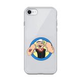 Dali Design İphone 6S Plus Uyumlu Şeffaf Kılıf Cartoon Popeye 12 Tasarımlı