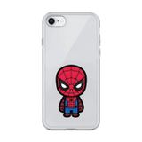 Dali Design İphone 6S Plus Uyumlu Şeffaf Kılıf Chibi Spider-Man 7 Tasarımlı