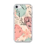 Dali Design İphone 6S Plus Uyumlu Şeffaf Kılıf Çiçek Tasarımlı