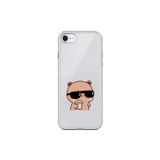 Dali Design İphone 6S Plus Uyumlu Şeffaf Kılıf Couple Ayıcık 1 Tasarımlı