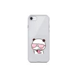 Dali Design İphone 6S Plus Uyumlu Şeffaf Kılıf Couple Ayıcık 2 Tasarımlı