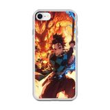 Dali Design İphone 6S Plus Uyumlu Şeffaf Kılıf Demon Slayer Tasarımlı 1
